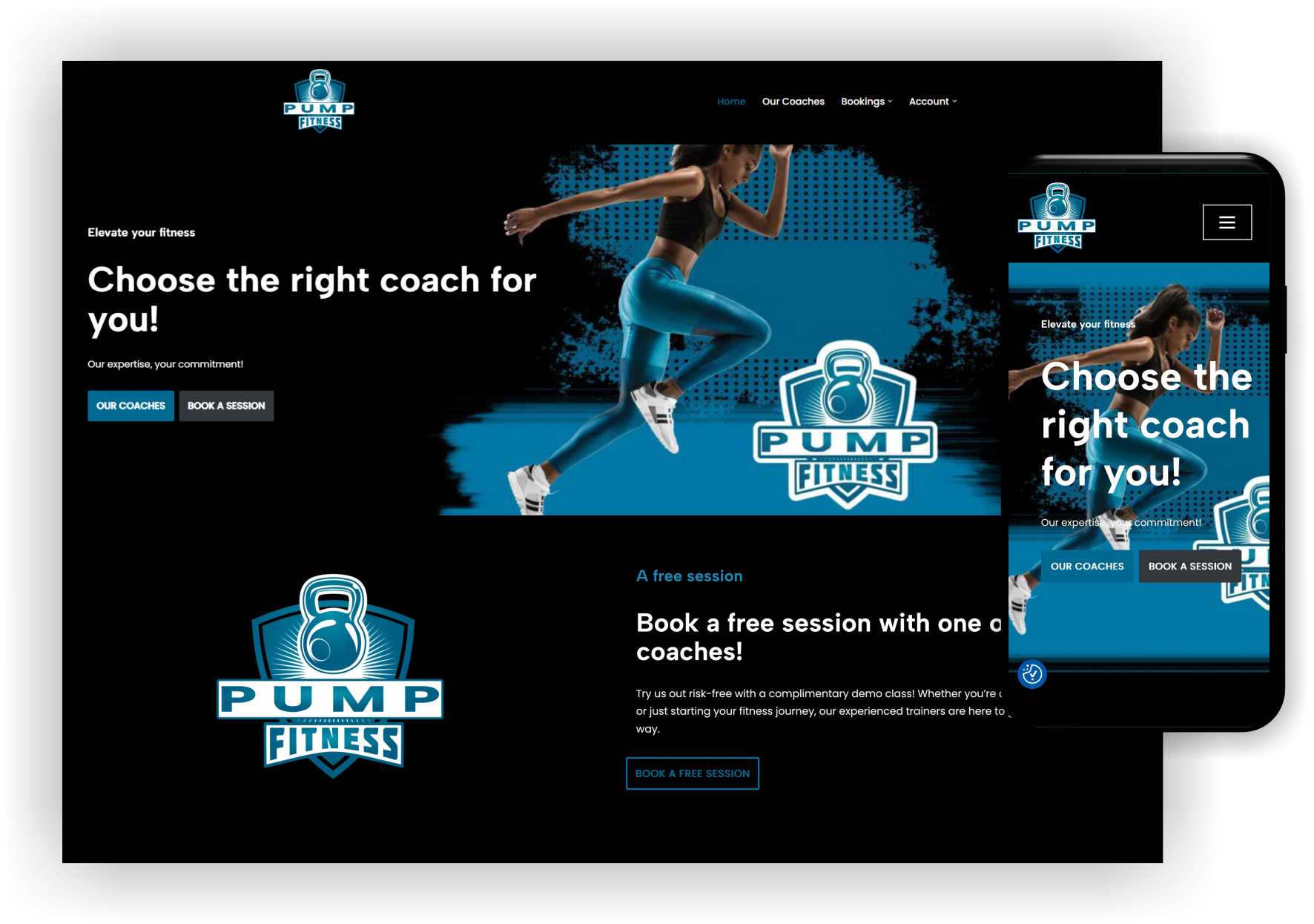 Pump fitness theme